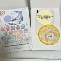 ダッフィー&フレンズ 20周年カラフルハピネス ワッペン クッキーアン