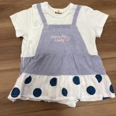 【Bebe/べべ】半袖ロンパース　70サイズ　女の子