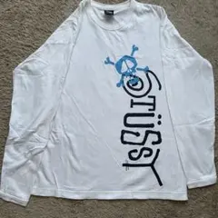 オールドステューシー　ホワイト ロンT M