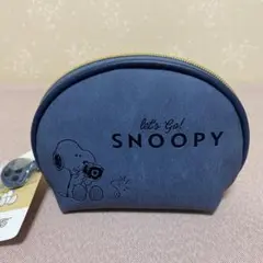 スヌーピー❣️ポーチ　ネイビー
