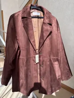 フェイクレザー2WAYジャケット