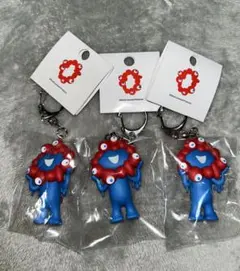 大阪関西万博　ミャクミャク　PVCマスコットキーホルダー　3つセット