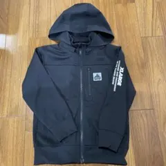 XLARGE KIDS パーカー 黒 ジャージー生地 120