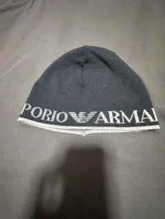 EMPORIO ARMANI ブラックニット帽のサムネイル