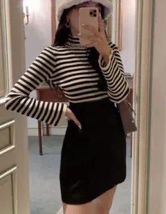 ハイウエストミニスカート [gc147]