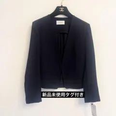 新品未使用タグ付き ビューティー&ユース ノーカラージャケット ネイビー