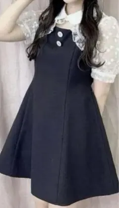 底値SALE価格 ★未使用★人気evelyn ♡チョーカービジューワンピースop