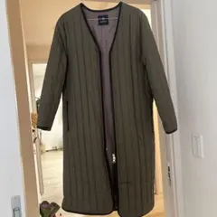 nano universe キルティングロングコート