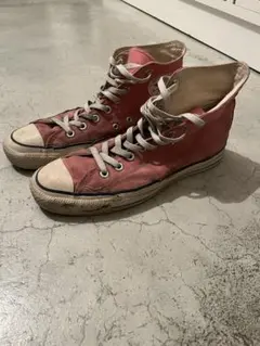 80's コンバース　オールスター　made in usa ピンク　ハイカット