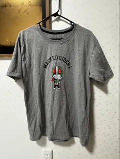 GU 仮面ライダー1号 Tシャツ グレー M