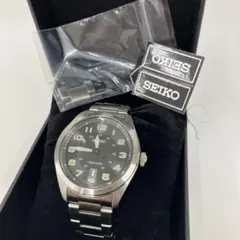 SEIKO スポーツ SRPC 4R35-02WO自動巻き時計 ブラックダイヤル
