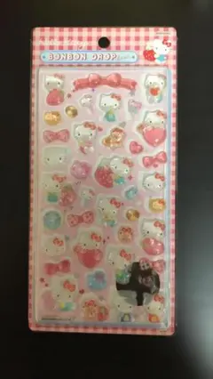 ハローキティ　ボンボンドロップシール