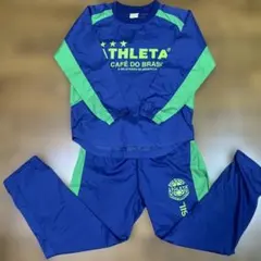 ATHLETA ピステ上下 ネイビー/グリーン　140