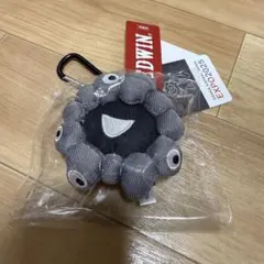 大阪万博　EDWINミャクミャク デニム黒マスコット　カラビナキーホルダー
