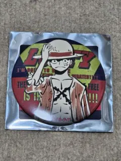 ワンピース　ONE PIECE　缶バッジ　ルフィ