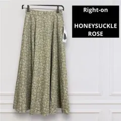 Right-on HONEYSUCKLE ROSE ボリュームスカート 花柄