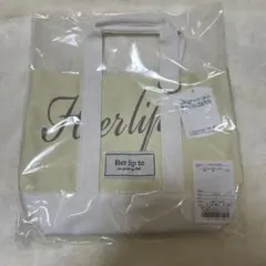 Herlipto ハリプ トートバッグ White 新宿ルミネ2限定品 - メルカリ