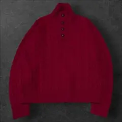 90s polo by ralph lauren くるみボタン ケーブルニットのサムネイル