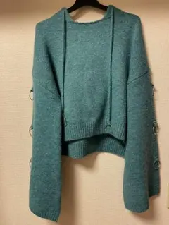 ZARA　ニットパーカー