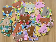 折り紙　メダル　32個　くま