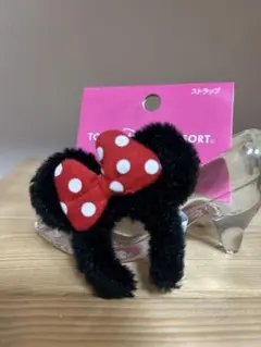 ミニー カチューシャ ストラップ ドット リボン ディズニーランド