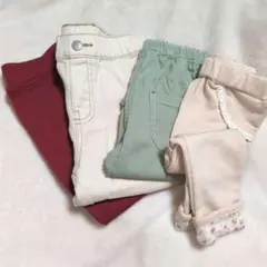 〈新品〉キッズ　ボトム　４点セット80 90 95 100 キッズパンツ　デニム