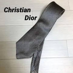 Christian Dior ネクタイ 総柄 22 USA製 シルク 高級