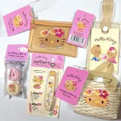 セリア　日焼けキティ　5点セット