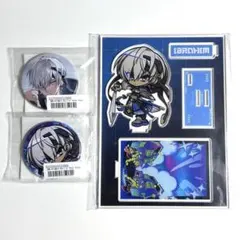 にじさんじ イブラヒム バトルモード アクスタ 缶バッジ セット