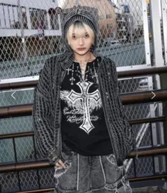 LOVE KILLER スパイダーウェブ パーカー 上下セット ラインストーン