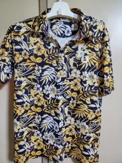FILA GOLF フラワー柄ポロシャツ　LL
