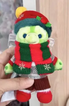 ♥️上海ディズニー♪クリスマス オルメルくんぬいぐるみキーチェーン♥️ 写真子発送 上海ディズニー クリスマス オルメルぬいぐるみキー