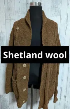 CUBE SUGAR Shetland wool カーディガン Mのサムネイル