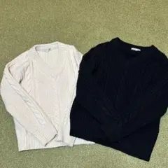 ユニクロ　レディース　jwアンダーソン ケーブルセーター