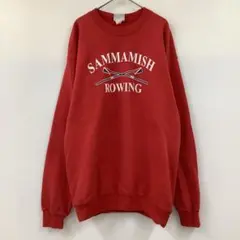 ネブラスカ大学 カレッジロゴ スウェット トレーナー レッド us古着のサムネイル