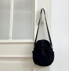 ショルダーバッグ ミニ 多機能 軽量 黒 アウトドア 旅行 フェス ユニセックス