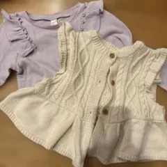 ケーブルベスト95 トップス 90