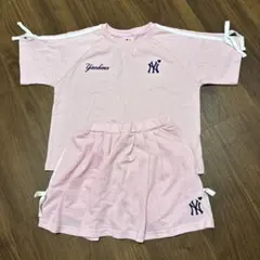 しまむら　anna MLB セットアップ　130