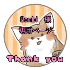 Banbi様 専用ページ