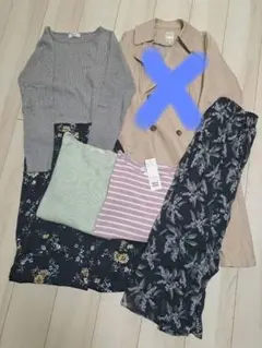 新品未使用品 含む　テチチ　コーデセット　まとめ売り　ワンピース