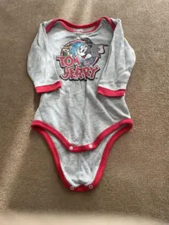 長袖　ロンパース　肌着　80