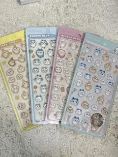 ボンボンドロップシール　ちいかわ　4枚セット　硬いタイプ　海外製