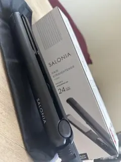 SALONIA ストレートアイロン　24mm ブラック