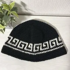 425クラシックハット☆クラッシャーハット☆バケットハット☆手編みニット帽