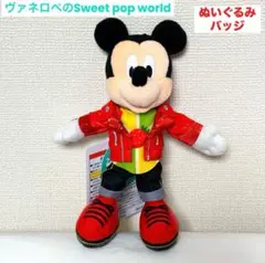 ディズニー パルパルーザ ミッキー ぬいぐるみバッジ ぬいば ヴァネロペ いちご
