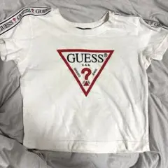 GUESS クロップドTシャツ ホワイト