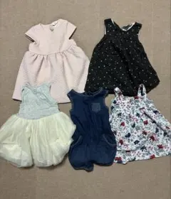 女の子　夏服　まとめ売り　80ワンピース オールドネイビー　他