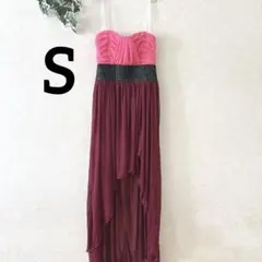 ROBERTO 【S】ストラップ付きナイトドレス アシンメトリー重ね ドレッシー