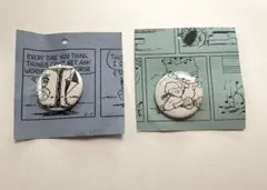 スヌーピー　缶バッジ