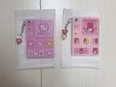 サンリオ　シークレットタイルシール風ミニミラー　ハローキティ　マイメロディ